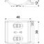 2058UW 46 LGR Counter-trough combinable with double trough 40-46mm thumbnail 2