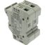 Fuse-holder, LV, 32 A, AC 690 V, 10 x 38 mm, 1P+N, UL, IEC, indicating, DIN rail mount thumbnail 6