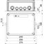 T250ED 4x16AD Junction box for function maintenance 240x190x95 thumbnail 2