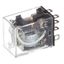 Relay, plug-in, 8-pin, DPDT, 10 A, 100/110 VAC thumbnail 2