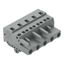 1-conductor female connector CAGE CLAMP® 2.5 mm² gray thumbnail 1