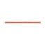 QR8HP3010 Horizontal PE busbar, 30 mm x 800 mm x 10 mm thumbnail 3