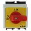 On-Off switch, P1, 40 A, service distribution board mounting, 3 pole, Emergency switching off function, with red thumb grip and yellow front plate thumbnail 11