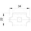 GKS 34 G Hold-down clamp for mesh cable tray thumbnail 2