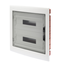 DISTRIBUTION BOARD WITH SMOKED TRANSPARENT DOOR (18X2) 36 MODULES IP40 thumbnail 2