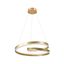 Suspended Light Gold Capri thumbnail 1