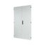 Section wide door, ventilated, HxW=2000x1100mm, double-winged, IP42, grey thumbnail 5