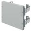 BLANK COVER PANEL - FAST AND EASY - 2 MODULE HIGH - FOR BOARDS B=800MM - GREY RAL 7035 thumbnail 2