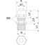 V-TEC VM LM12 MS Cable gland with long connection thread M12 thumbnail 2