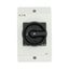 On-Off switch, P3, 63 A, surface mounting, 3 pole, STOP function, With thumbnail 45