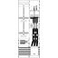 KA4270ML Measurement and metering transformer board, Field width: 2, Rows: 0, 1350 mm x 500 mm x 160 mm, IP2XC thumbnail 5