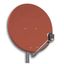 SAT Antenna  80/75cm, Alu, 39dB, foldable feed-arm, red thumbnail 2