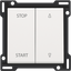 Finishing set for electrically separated roll-down shutter switch, whi thumbnail 1