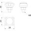 GUV 6 A2 U-connector for mesh cable tray 24x28x30 thumbnail 2