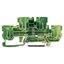 4-pin, double-deck carrier terminal block 4-pin ground conductor termi thumbnail 2