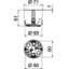 HG 61-L HW Cavity wall device box airtight ¨68mm, H61mm thumbnail 2