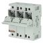 Fuse-holder, low voltage, 30 A, AC 600 V, DC 600 V, UL Class J, 98 x 72 x 117 mm, 3P, UL, CSA thumbnail 30