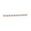 BUSBAR, low voltage, 100 A, AC 600 V, DC 1000 V, 15 x 16 x 1012 mm, 57P, UL thumbnail 5