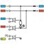 4-conductor sensor supply terminal block LED (green) with ground conta thumbnail 5