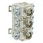 Fuse-base, LV, 63 A, AC 400 V, D02, 3P, IEC, DIN rail mount, suitable wire 1.5 - 4 mm2, 2xM5 o/p terminal, 2xM5 i/p terminal thumbnail 26