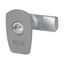 Lock with 3 mm double ward insert with 1 key, gray thumbnail 3