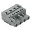 1-conductor female connector CAGE CLAMP® 2.5 mm² gray thumbnail 1