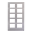 51029CF-A-02 Cover frame, 10 modules, size 2/5,Aluminum alloy thumbnail 3