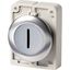 Illuminated pushbutton actuator, RMQ-Titan, flat, maintained, White, inscribed, Front ring stainless steel thumbnail 2