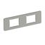 MPMT45 2C Mounting plate with 2x hole pattern Type C 77x24x1,5 thumbnail 1