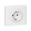 IN WALL CONNECTED POWER OUTLET SCHUKO STANDARD AUTO TERMINALS 16A WHITE thumbnail 1