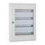 Complete surface-mounted flat distribution board with window, white, 24 SU per row, 4 rows, type C thumbnail 8