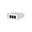 Modul surface mount housing 3 port pure white, unequipped thumbnail 2