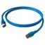 Patchcord RJ45 shielded Cat.6a 10GB, LS0H, blue,    3.0m thumbnail 4