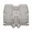 End plate with fixing flange M3 2.5 mm thick light gray thumbnail 3