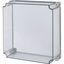 Cap, transparent smoky gray, HxWxD=375x375x150mm, NA model thumbnail 2