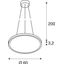 LED PANELPL 3150lm 3000K 230V 110ø white thumbnail 2