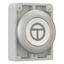 Pushbutton, RMQ-Titan, Flat, momentary, White, inscribed, Metal bezel, ON/OFF thumbnail 7