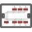 Distribution box Single-phase current (230 V) 1 input black thumbnail 2