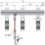 Short-circuiting bar 60x12mm E-Cu F20 with hexagon shaft thumbnail 2