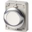 Pushbutton, RMQ-Titan, Flat, momentary, White, Blank, Metal bezel thumbnail 6