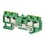 Ground multi conductor DIN rail terminal block with 4 push-in plus con thumbnail 3