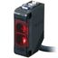 Photoelectric sensor, rectangular housing, red LED, retro-reflective, thumbnail 2