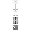 KA4264 Measurement and metering transformer board, Field width: 1, Rows: 0, 1350 mm x 250 mm x 160 mm, IP2XC thumbnail 5