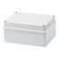 JUNCTION BOX WITH PLAIN SCREWED LID - IP56 - INTERNAL DIMENSIONS 150X110X70 - SMOOTH WALLS - GWT960ºC - GREY RAL 7035 thumbnail 2