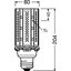 HQL LED PRO 5400 lm 46 W/2700K E40 thumbnail 2