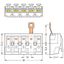 Lighting connector push-button, external with screw-type ground contac thumbnail 4