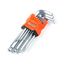 9pcs Ball end hex key set long,  9pcs.,1.5-10мм (1,5 mm, 2,0 mm, 2,5 mm, 3 mm, 4 mm, 5 mm, 6 mm, 8 mm, 10 mm) thumbnail 1