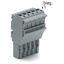 1-conductor female connector Push-in CAGE CLAMP® 4 mm² gray thumbnail 4