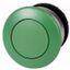 Mushroom actuator, RMQ-Titan, Mushroom, maintained, Mushroom green, green, Blank, Bezel: titanium thumbnail 1