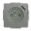 20 MUCBUSB-803-500 CoverPlates (partly incl. Insert) USB charging devices grey metallic thumbnail 2